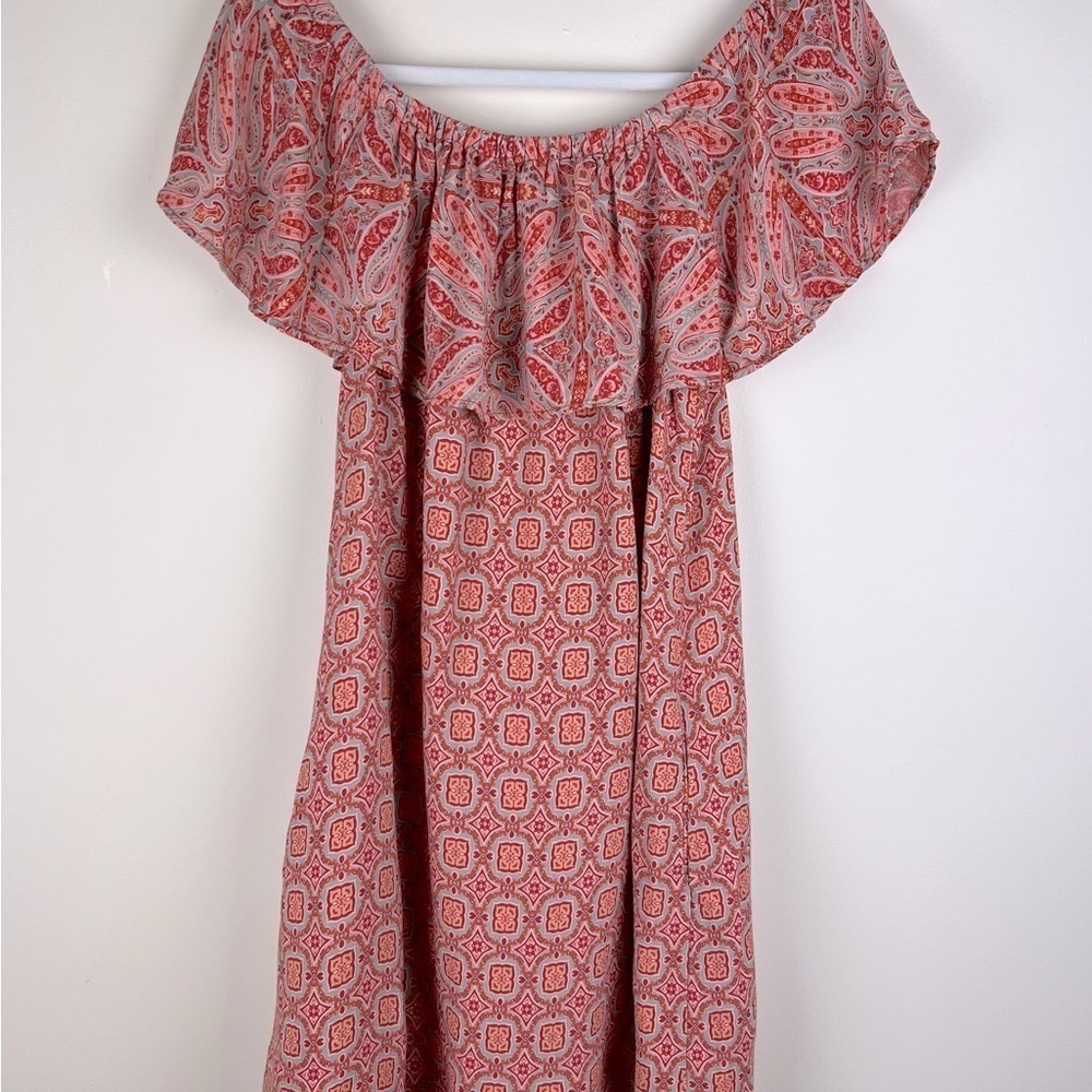 Sanctuary | Feminine Garden Party Misha Off The Shoulder Shift Dress | L - Picture 5 of 8